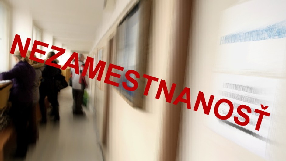 úrad práce nápis nezamestnanosť