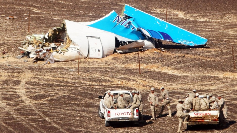 Pád ruského lietadla, Egypt