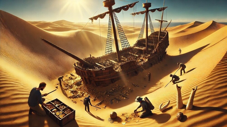 ancient-portuguese-shipwreck-partially-buried-in-the-desert