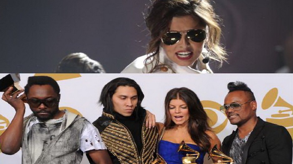 Cheryl Cole a Black Eyesd Peas, montáž