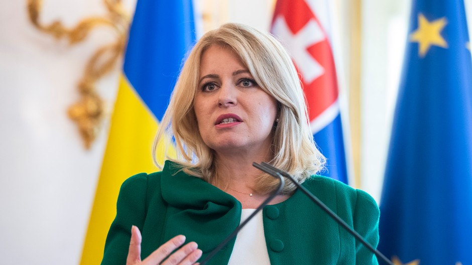 SR Bratislava Ukrajina Zelenskyj návšteva Slovenska Čaputová prezidentský palác (1)