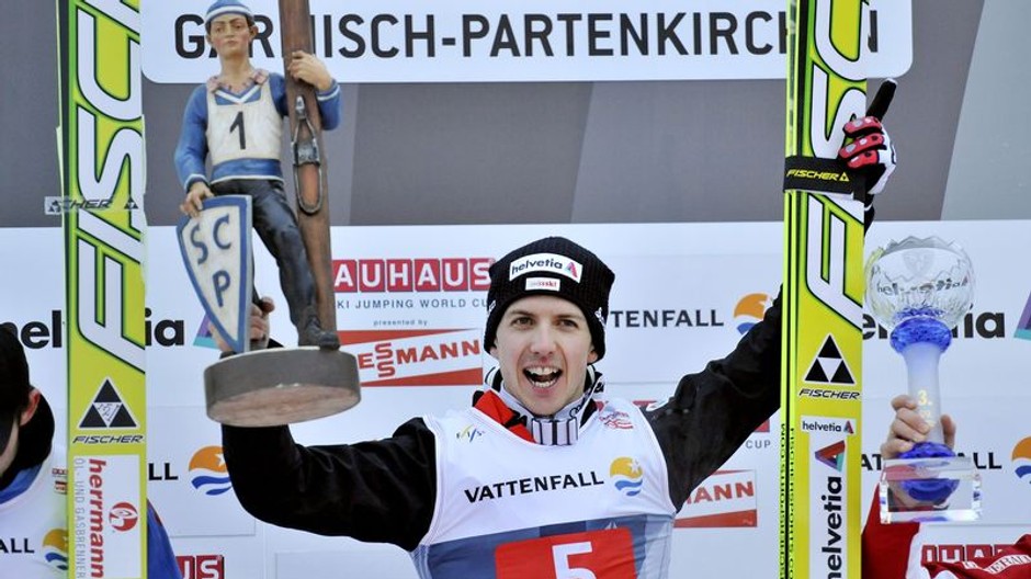 Simon Ammann víťazom v Ga-Pa