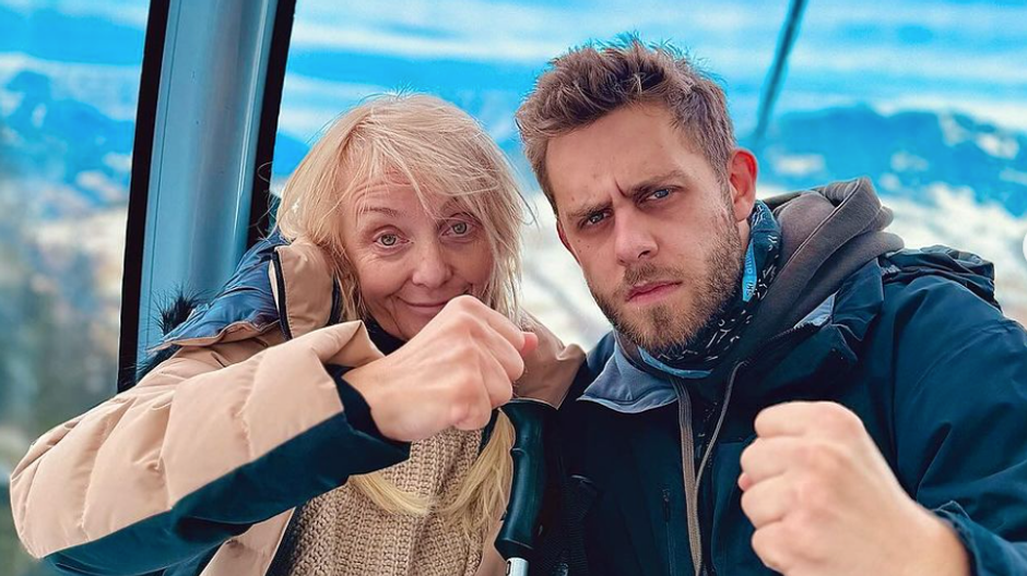 Zilkova so synom Vincentom Navratilom