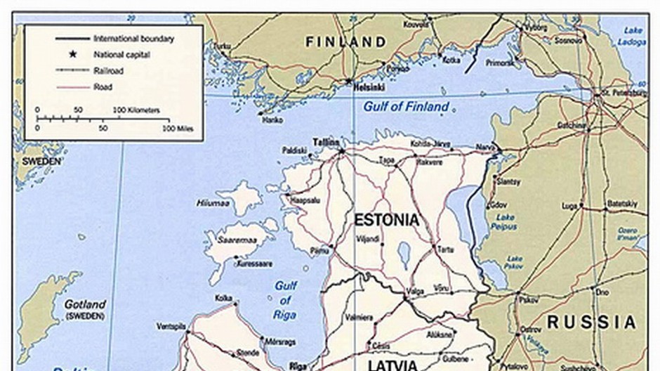 mapa pobaltských statov