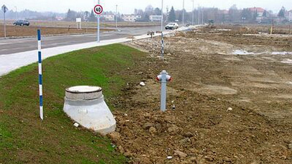 cesta, priprava stavby priemyselneho parku