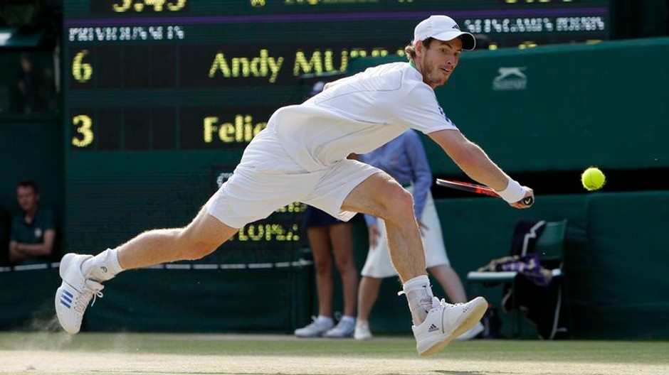Andy Murray vo Wimbledone