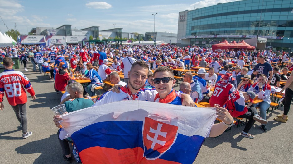 Slovenskí fanúšikovia na MS v hokeji 2023