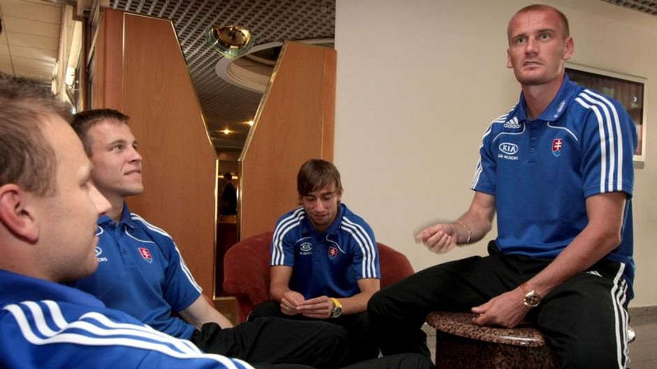 Futbalisti pred Gréckom