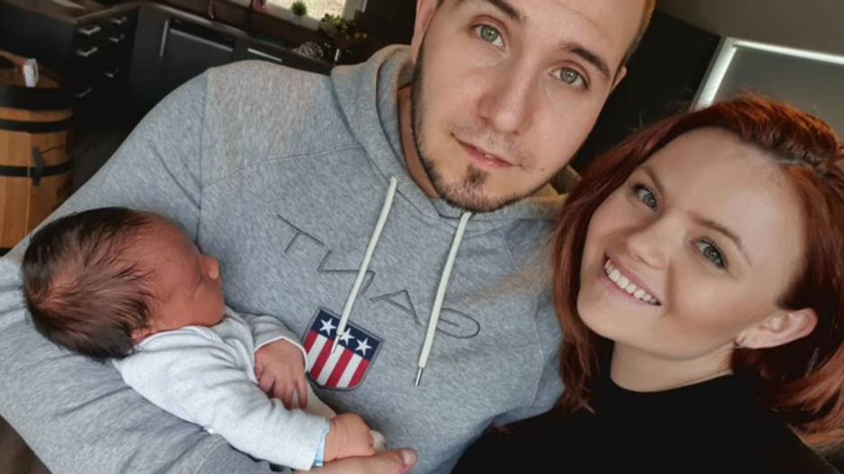 Verona s manželom a synom