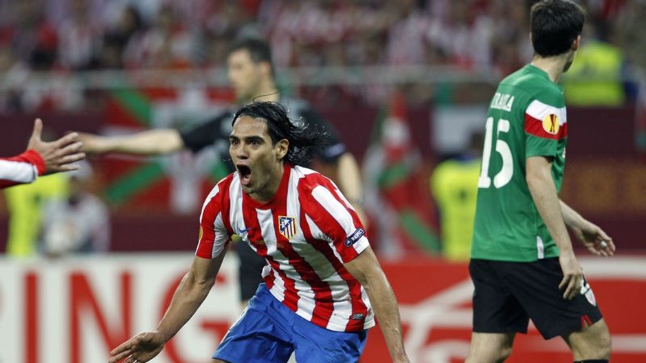Falcao, Atletico Madrid vs Bilbao