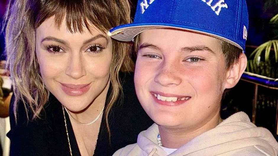 Alyssa Milano so synom