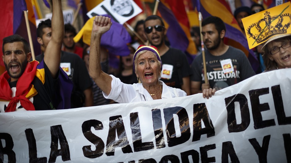Španielsko protest