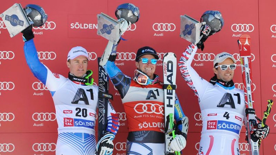 Ted Ligety na stupni víťazov
