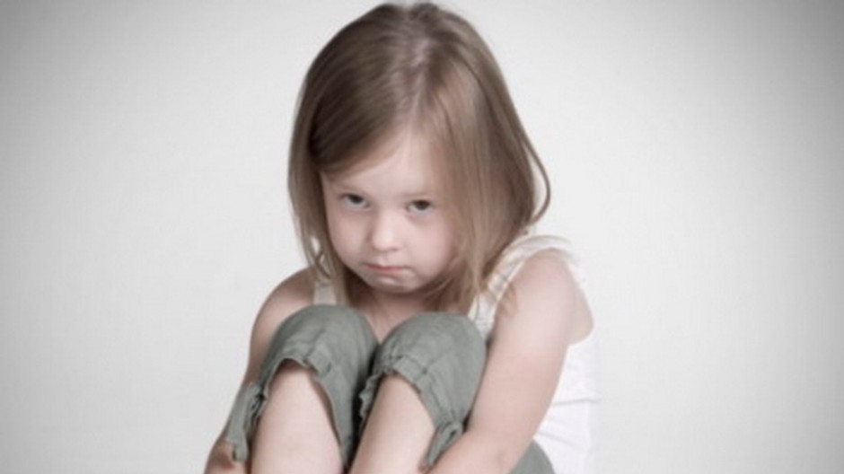 smutné dieťa