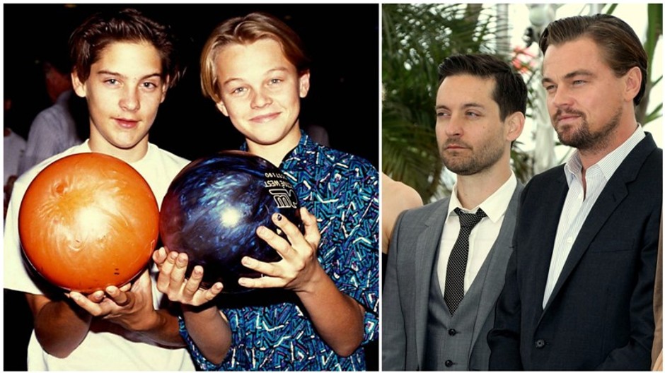 Tobey Maguire a Leonardo DiCaprio
