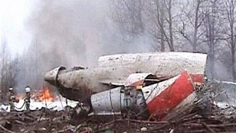 pád lietadla poľského prezidenta