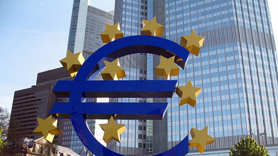 europska centralna banka budova euro pred nou