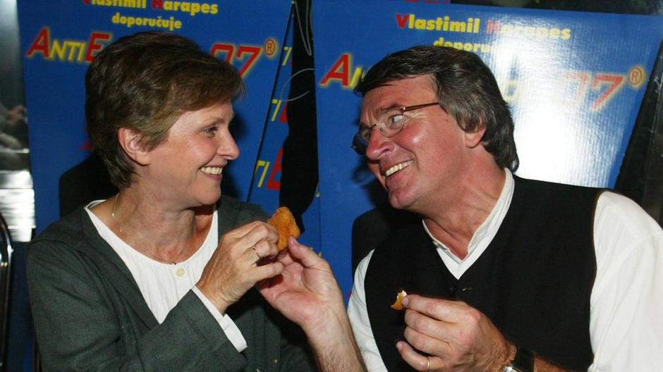 Vlastimil Harapes, Marta Vančurová