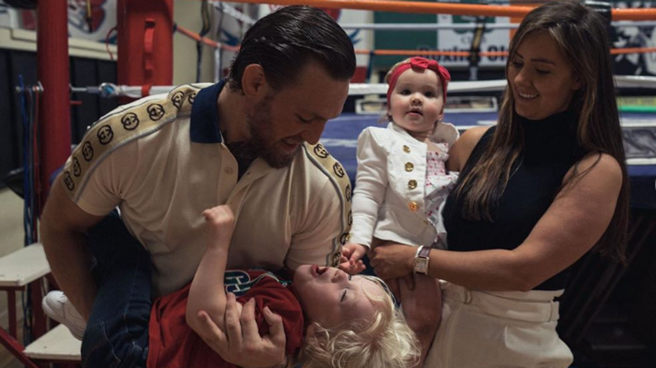 Conor McGregor s rodinou