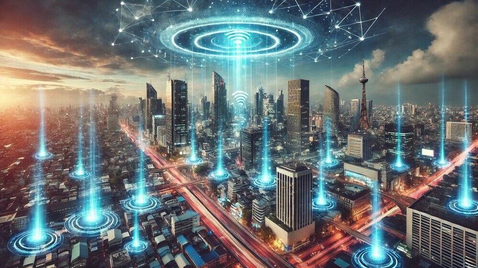 a-futuristic-cityscape-with-wireless-electricity-transmission