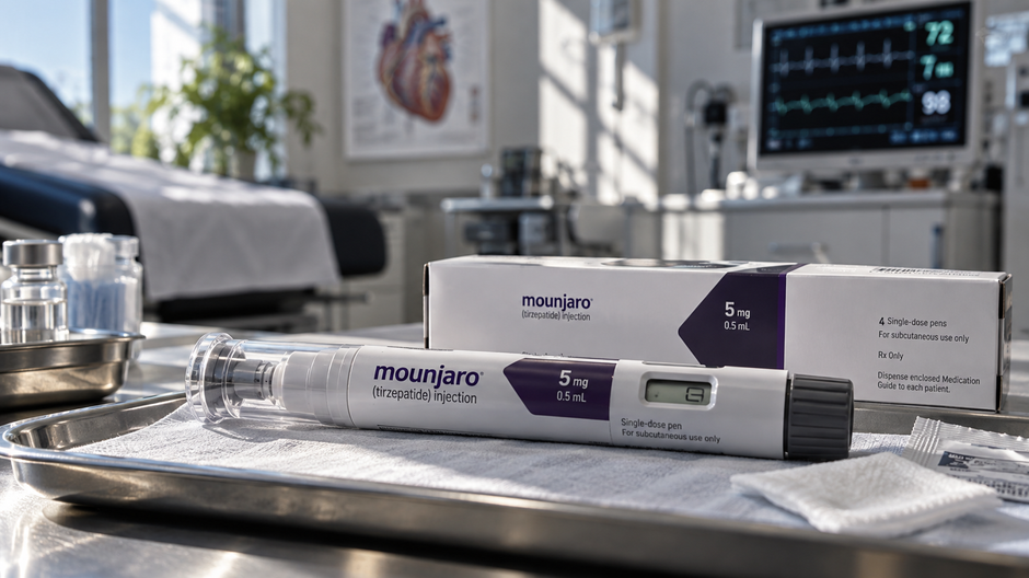Injekčné pero lieku Mounjaro, ktorému FDA rozšírila schválenie o znižovanie kardiovaskulárneho rizika.