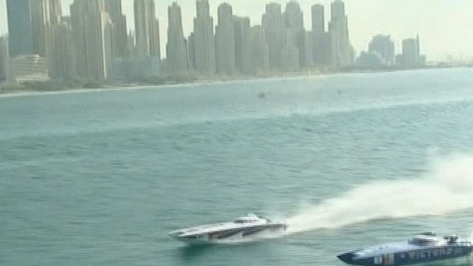 motorové člny v Dubaji