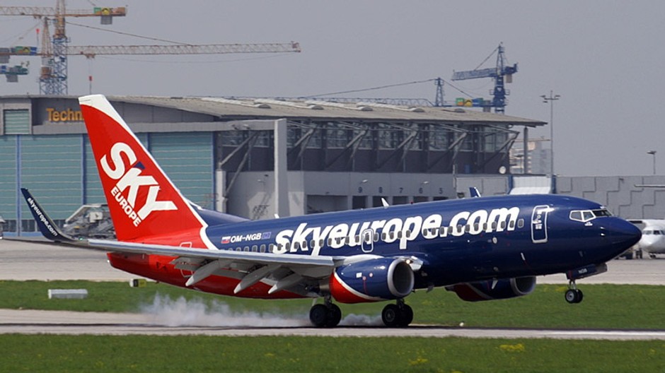lietadlo Sky Europe