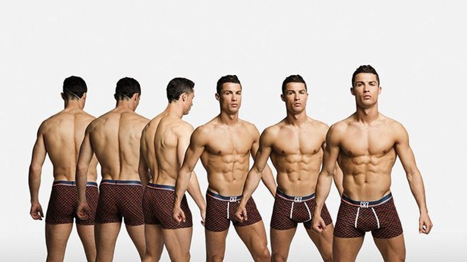 Ronaldo v spodnom prádle