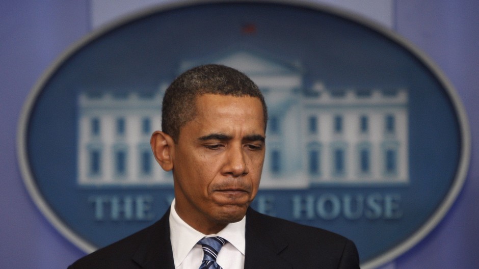 obama sa tvari kyslo