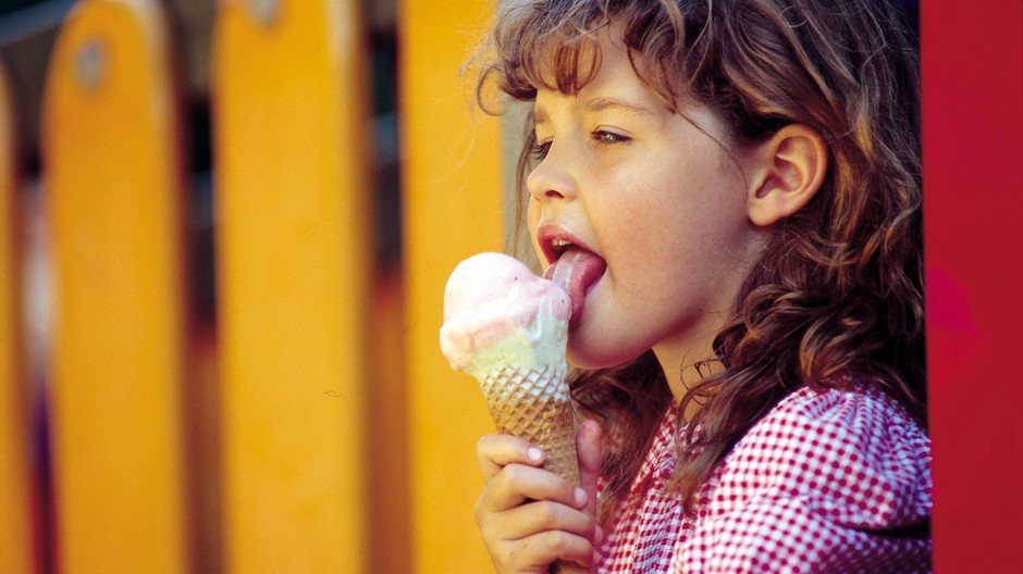 zmrzlina dievča/ilustračné foto