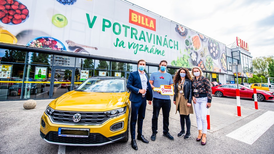 Billa výhercovia áut