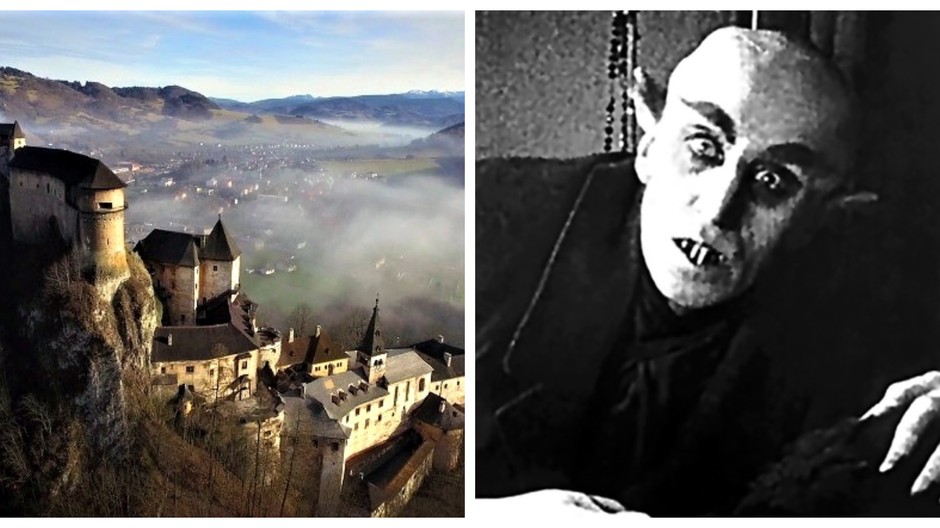 Oravský hrad a upírske natáčanie