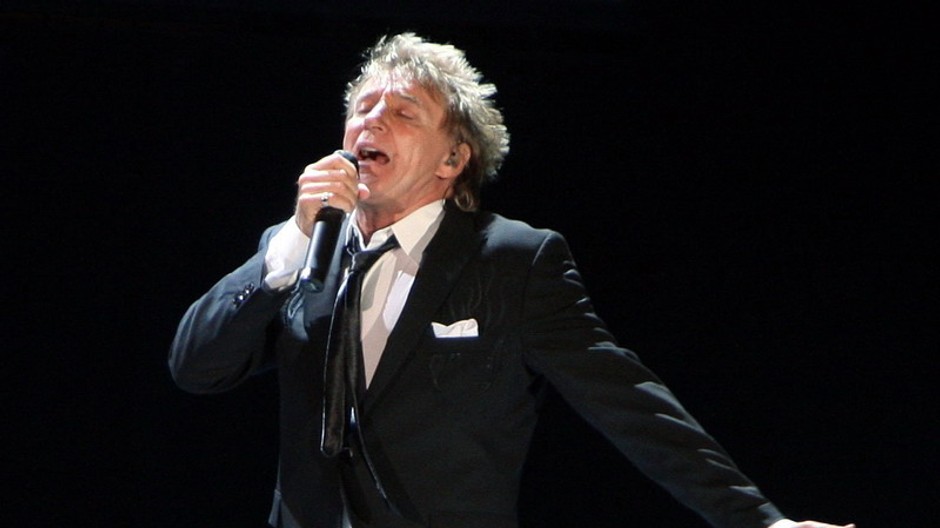 Britský rocker Rod Stewart