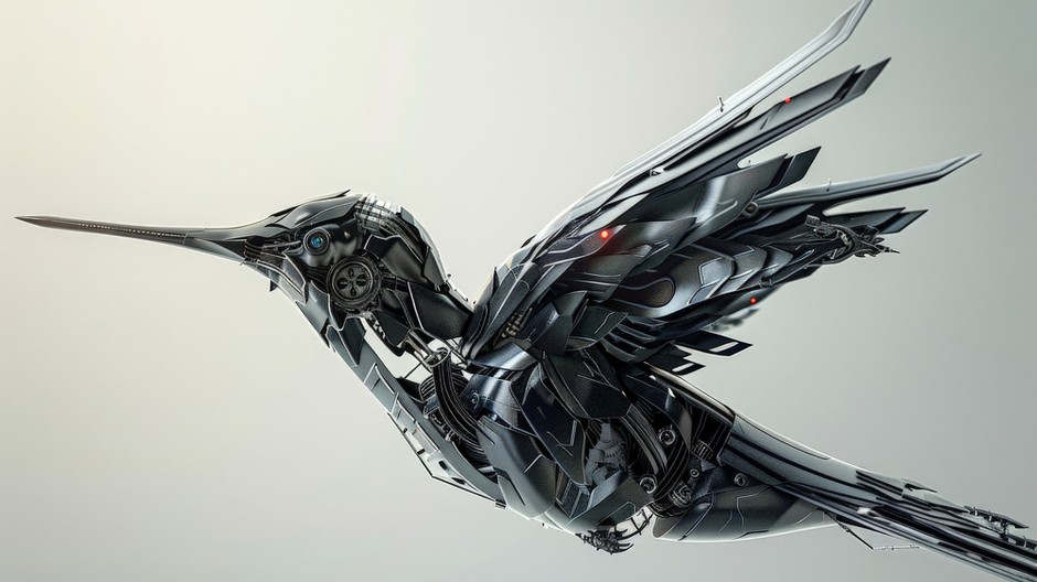 futuristic-robot-hummingbird 