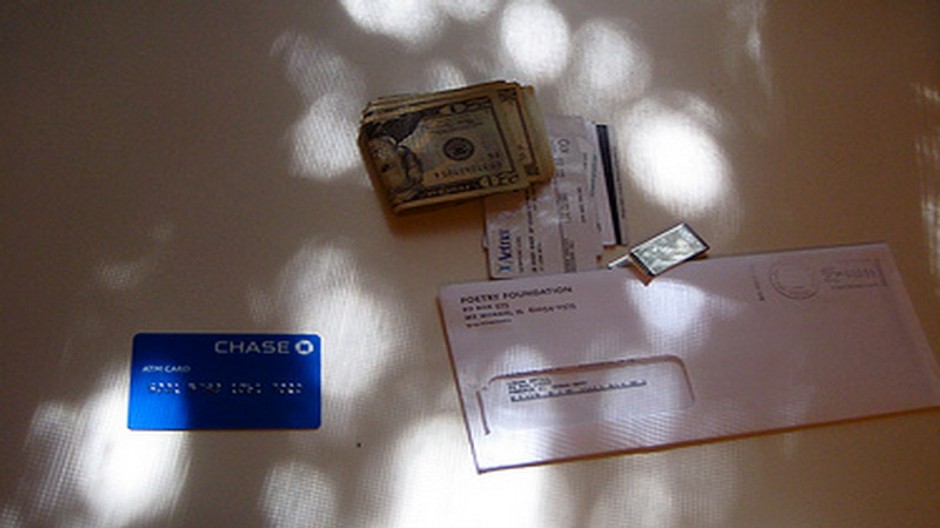 Obálka s kreditnou kartou