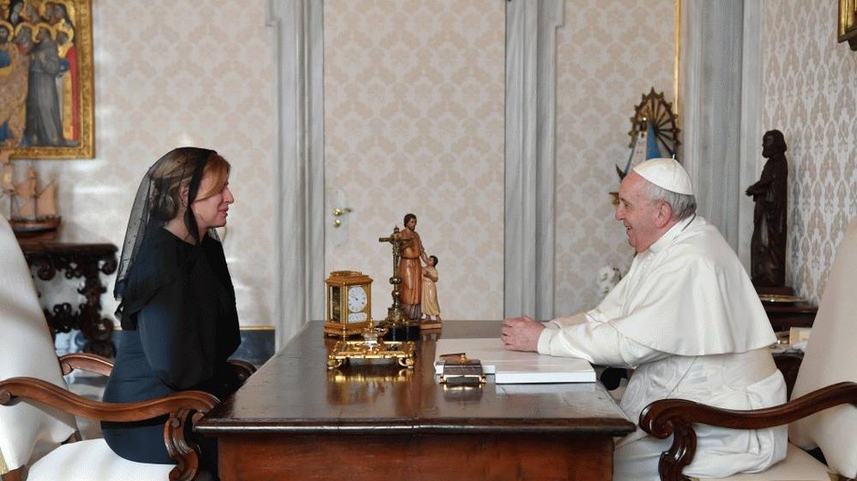 čaputová vo vatikáne