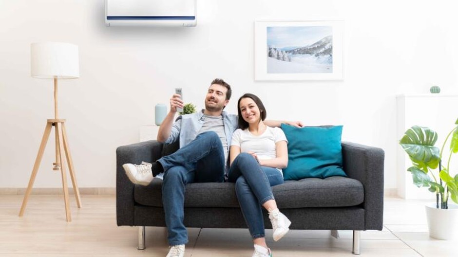 Klimatizácia v byte, manželia, pár