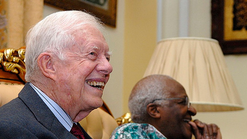 bývalý prezident Jimmy Carter (vľavo)