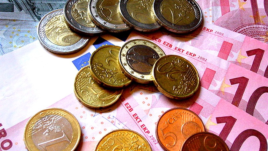 eura, bankovky a mince