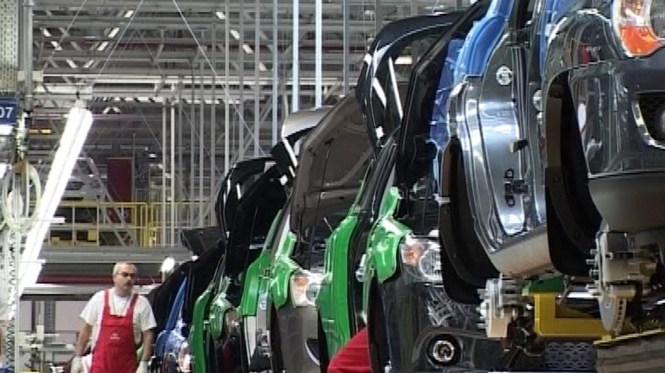 kia vyroba auta robotnici