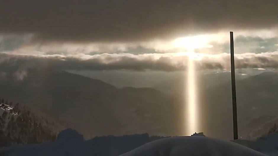 Krepuskulárny lúč