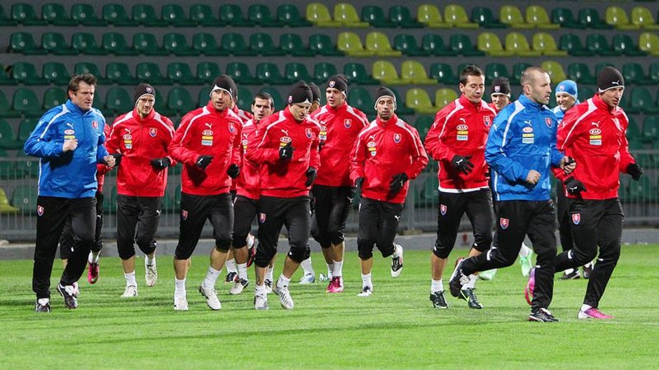 Futbalisti SR v Žiline