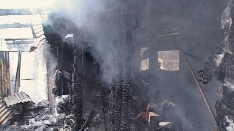 chatka popol vyhorena