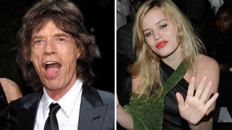 mick jagger a jeho dcera georgia may