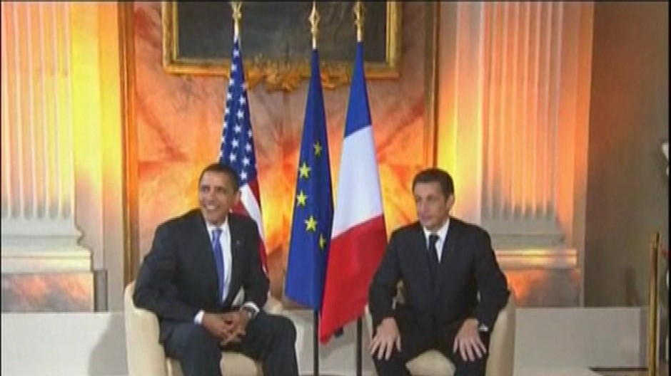 obama a sarkozy