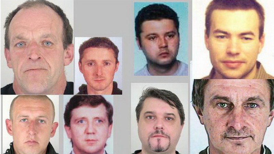 Hľadaní, Osmička, Osem hľadaných, koláž, montáž