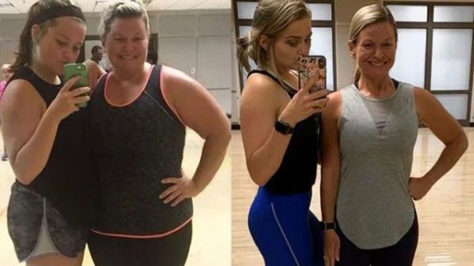 matka s dcérou, chudnutie