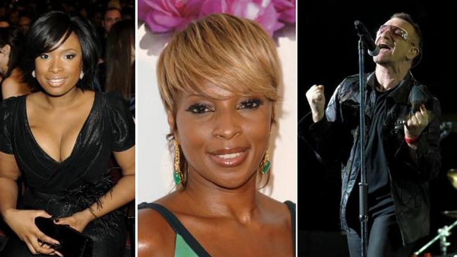 mary j. blidge, jennifer hudson, bono vox