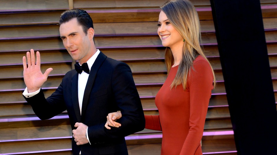 Adam Levine s manželkou