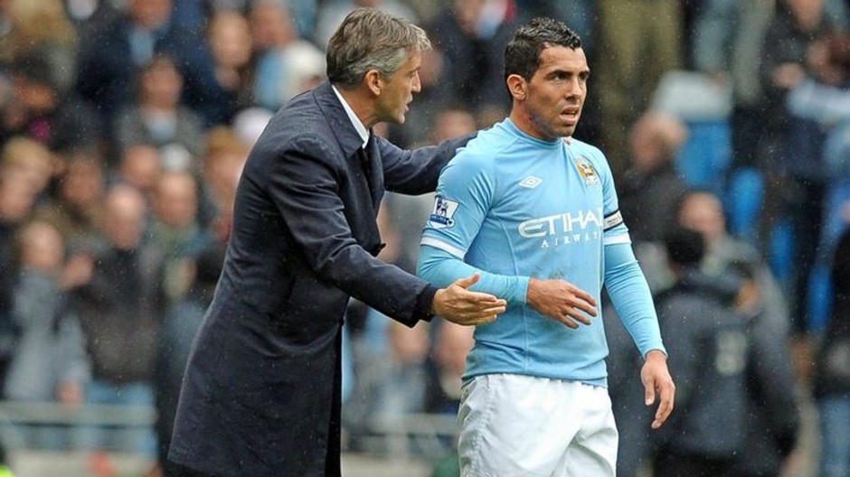 Tevez a Mancini